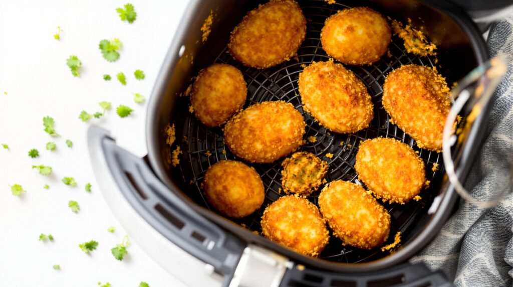 croquetas en freidora de aire
