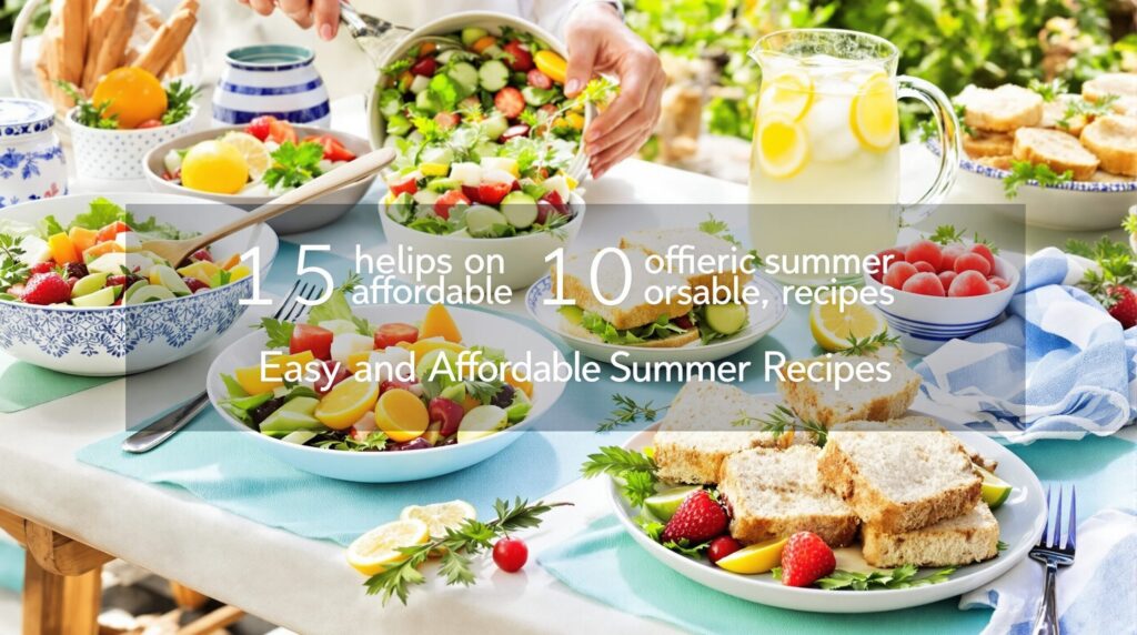 recetas de verano fáciles y baratas