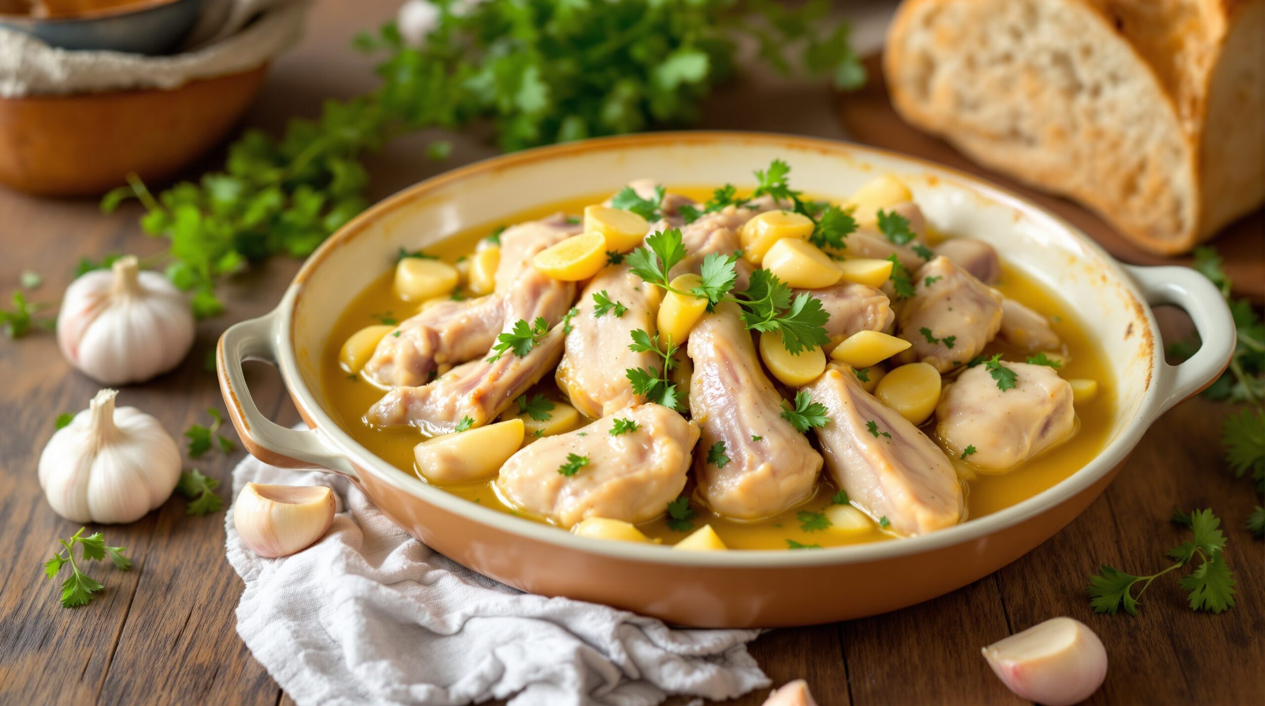 Conejo al ajillo: la receta tradicional para un resultado jugoso y sabroso