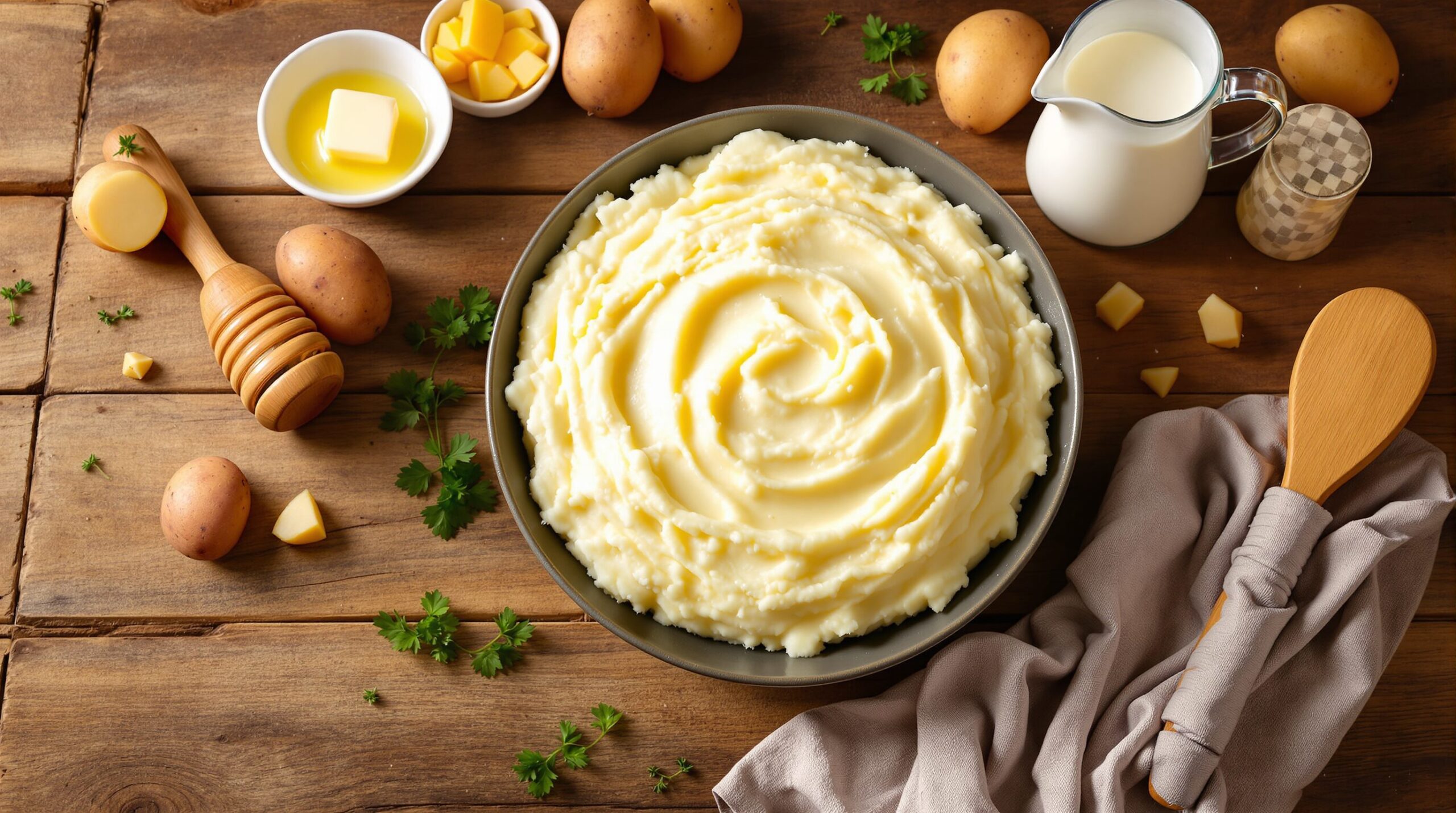 Puré de patatas: el método tradicional para obtener una textura cremosa