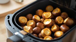 Castañas en freidora de aire: el método para asarlas perfectas en casa