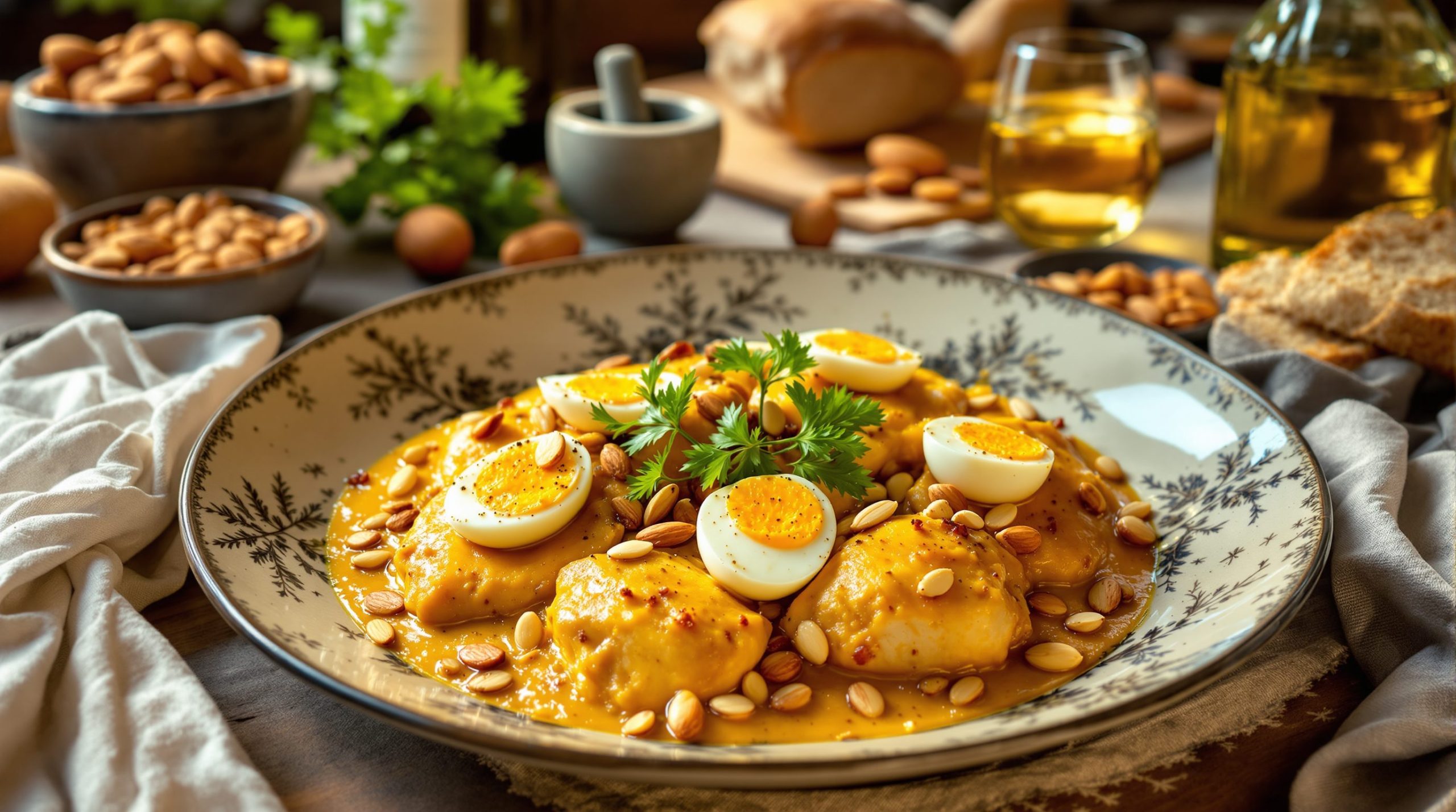 Pollo en pepitoria: la receta tradicional explicada paso a paso